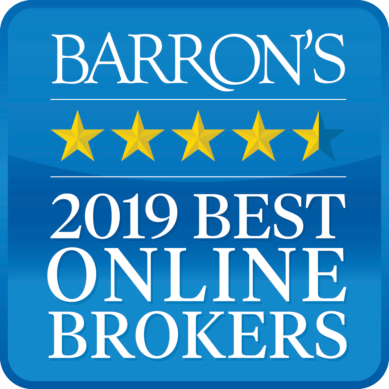 インタラクティブ・ブローカーズはバロンズ誌2019年度「ベスト・オンライン・ブローカー」の評価を受けました。